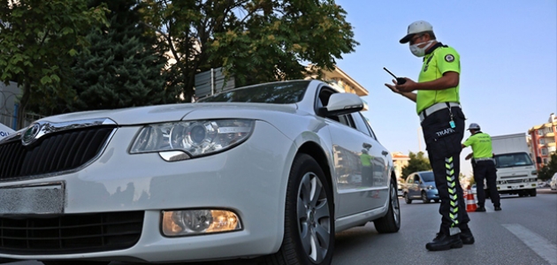 Konya’da kural ihlali yapan sürücülere 640 bin lira ceza