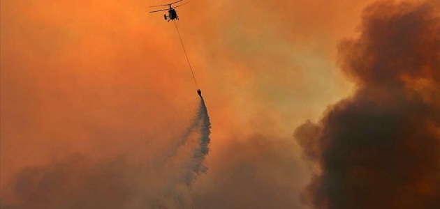 Adana’daki orman yangınına havadan müdahale tekrar başladı