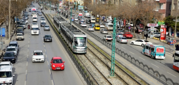 Konya’daki araç sayısı arttı