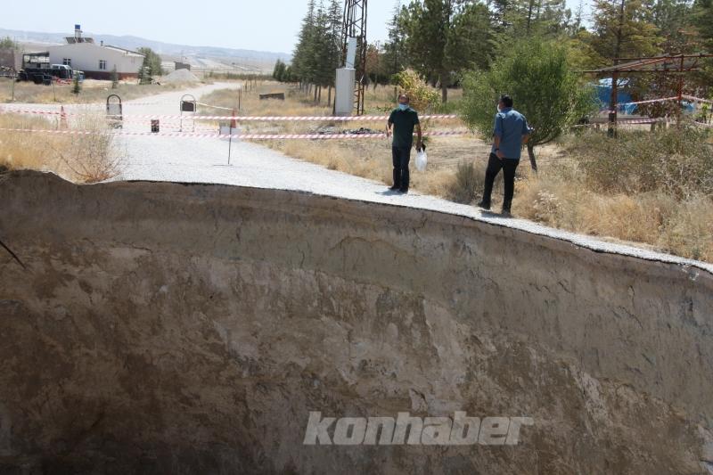 Konya’da obruk oluşabilecek bölgeler uydu görüntüleriyle tespit edilecek