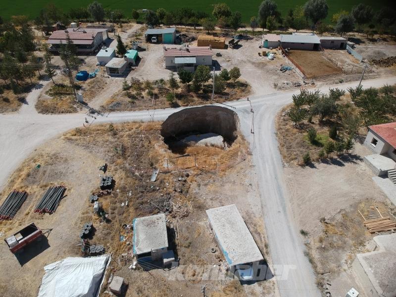 Konya’da obruk oluşabilecek bölgeler uydu görüntüleriyle tespit edilecek