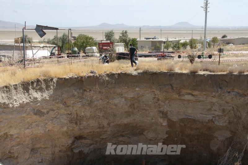 Konya’da obruk oluşabilecek bölgeler uydu görüntüleriyle tespit edilecek