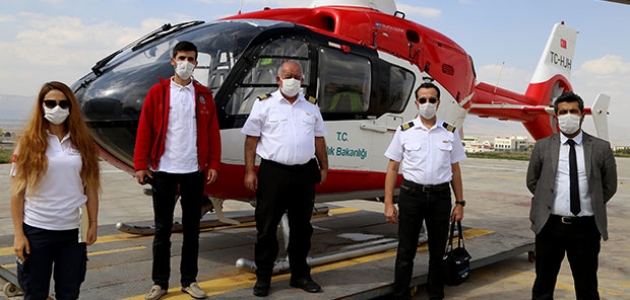 Ambulans helikopter acil hastalara “Hızır“ gibi yetişiyor