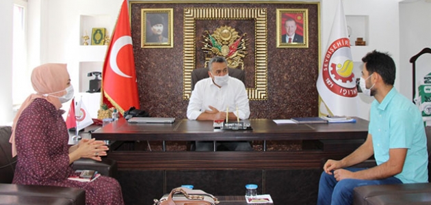 Yazar Dinç, Seydişehir Belediye Başkanı Mehmet Tutal’ı ziyaret etti
