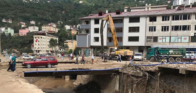 Selin büyük hasara yol açtığı Dereli yeniden inşa ediliyor