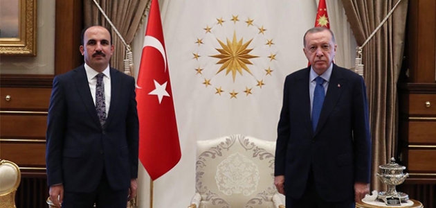 Cumhurbaşkanı Erdoğan, Başkan Altay’ı kabul etti