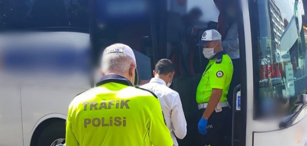 Konya’da trafik denetimleri: 620 sürücüye 270 bin lira ceza
