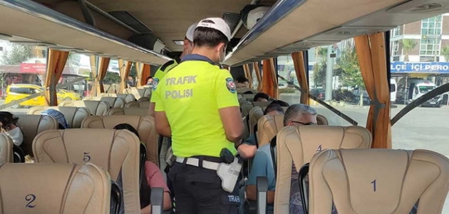 Kovid-19 temaslı yolcu taşıyan otobüs seferden men edildi