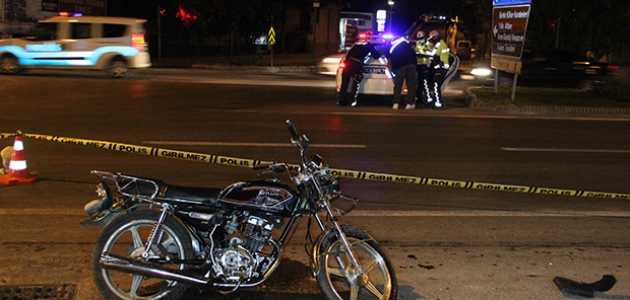 Tırın çarptığı motosiklet sürücüsü öldü