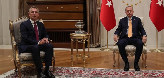 Cumhurbaşkanı Erdoğan ile NATO Genel Sekreteri ile görüştü