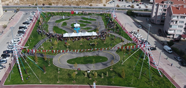 Konya’nın ilk bisiklet parkuru açıldı