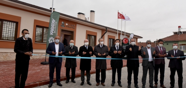 Hayıroğlu Mahallesi’ne kazandırılan sosyal tesis hizmete açıldı
