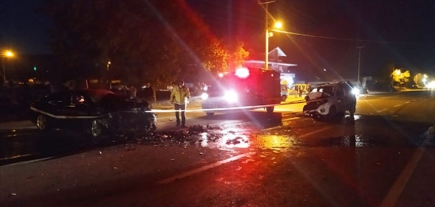 Konya’da trafik kazası: 1 ölü 3 yaralı