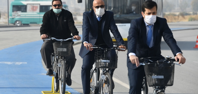 Bisiklet şehri Konya’da roller değişti