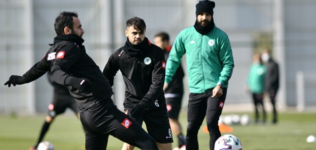Konyaspor, Kasımpaşa maçı hazırlıklarını sürdürdü