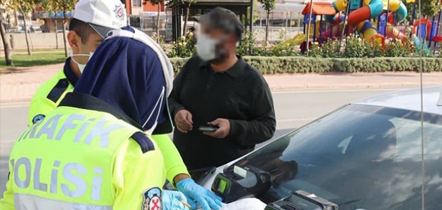 Konya’da sokağa çıkma kısıtlamasını ihlal edenlere ceza