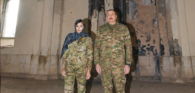 Aliyev, işgalden kurtarılan Ağdam’ı ziyaret etti