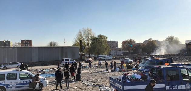 Ankara’da ’bit pazarı’na polis müdahalesi