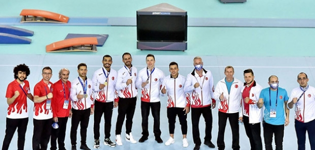 Milli cimnastikçiler, Avrupa Şampiyonası’nda 8 madalya kazandı