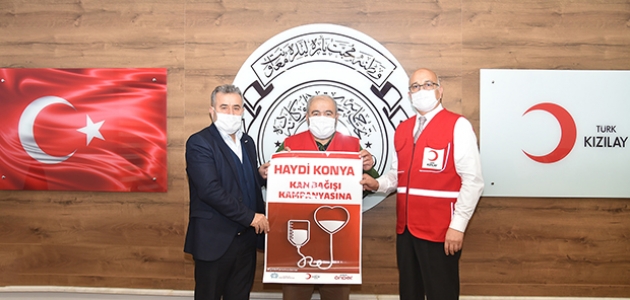 MEB öncülüğünde başlatılan kan bağışı kampanyasının çalışmaları Konya’da da başlatıldı