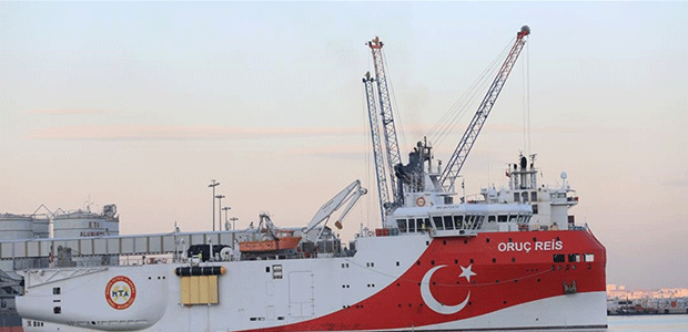 Oruç Reis gemisi Antalya Limanı’ndan ayrıldı