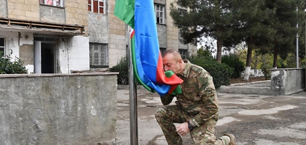 Azerbaycan Cumhurbaşkanı Aliyev işgalden kurtarılan Gubadlı’yı ziyaret etti