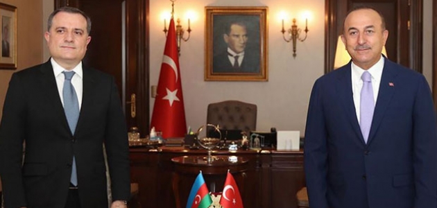 Dışişleri Bakanı Çavuşoğlu, Azerbaycanlı mevkidaşı Bayramov’la görüştü