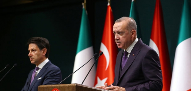  Cumhurbaşkanı Erdoğan, İtalya Başbakanı Conte ile telefonda görüştü