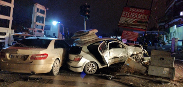 Konya'da trafik kazası: 1 ölü 2 yaralı 