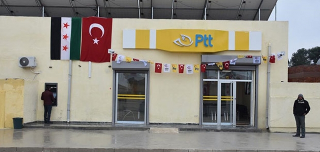  Barış Pınar Harekatı bölgesinde PTT şubesi açıldı
