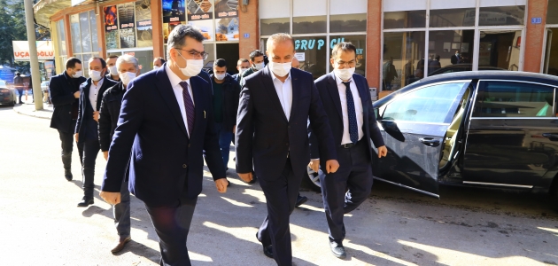  AK Parti Konya Milletvekili Orhan Erdem, Hadim'i ziyaret etti
