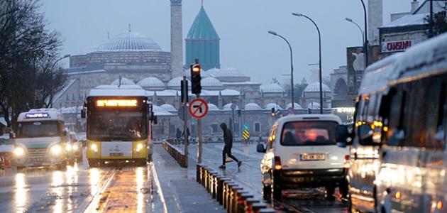 Konya'ya yoğun kar yağışı uyarısı  