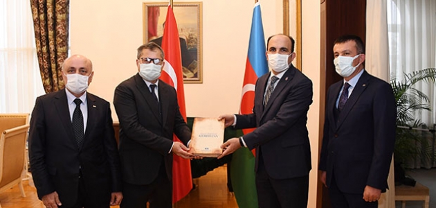 TDBB Başkanı Altay’dan Azerbaycan Büyükelçisi’ne ziyaret