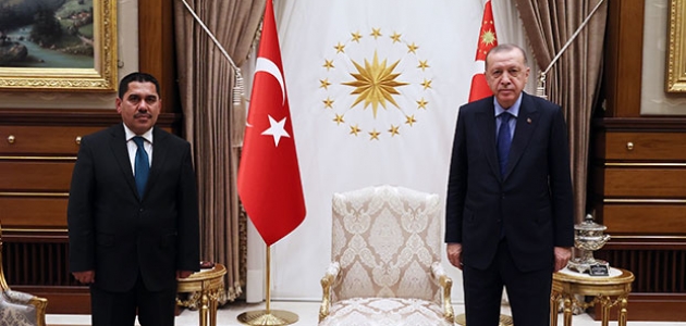  Cumhurbaşkanı Erdoğan, Afganistan Ulaştırma Bakanı Zeki'yi kabul etti