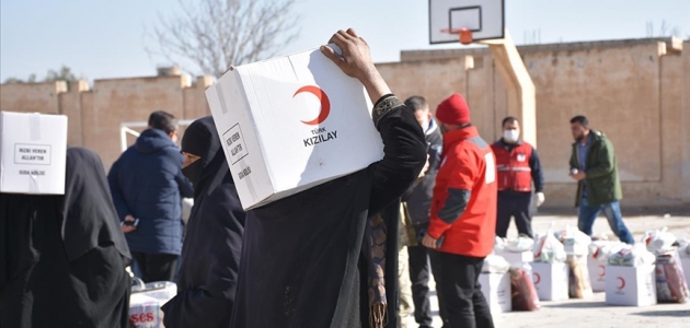   Barış Pınarı Harekatı bölgesinde 426 insani yardım faaliyeti gerçekleştirildi