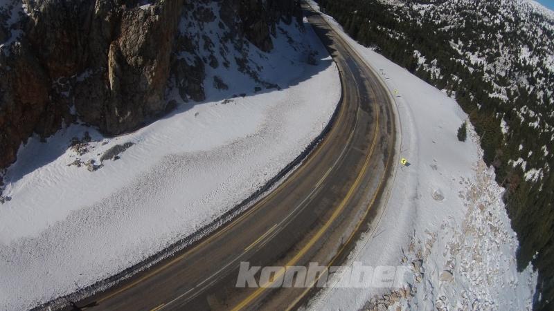 Antalya-Konya karayolunda kartpostallık görüntüler