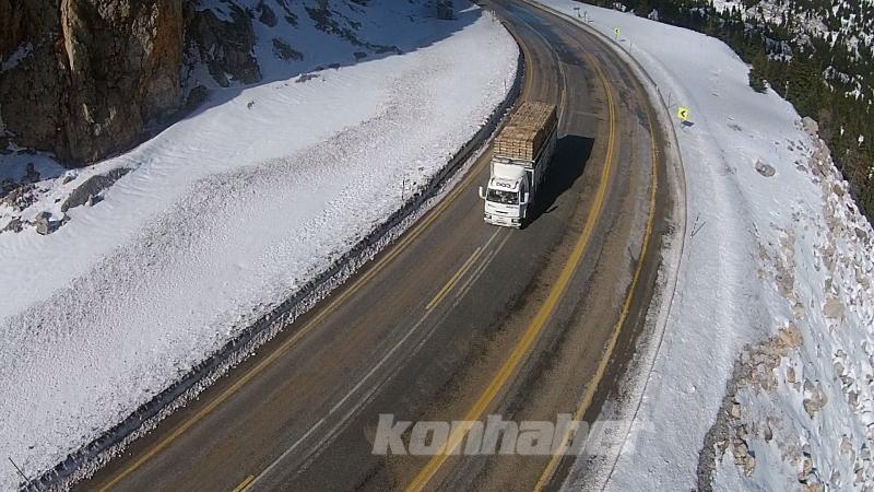Antalya-Konya karayolunda kartpostallık görüntüler