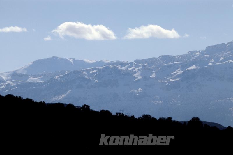 Konya’da kar yağışı