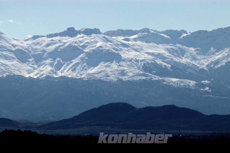 Konya’da kar yağışı