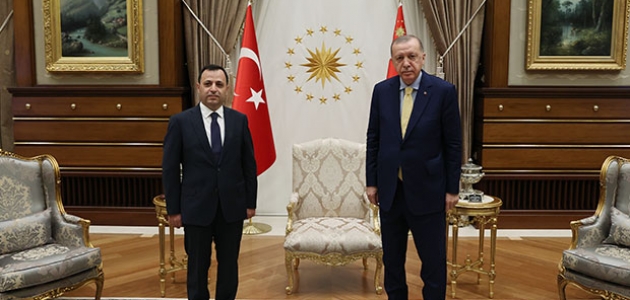 Cumhurbaşkanı Erdoğan AYM Başkanı Arslan'ı kabul etti