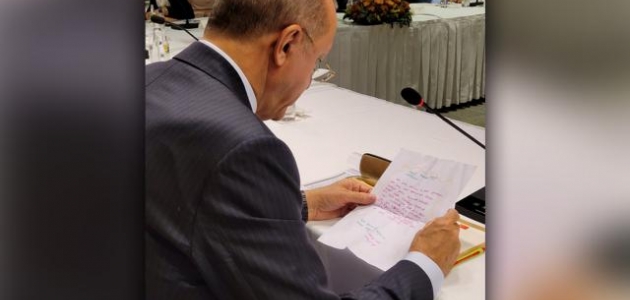9 yaşındaki Sena’dan Cumhurbaşkanı Erdoğan’a mektup