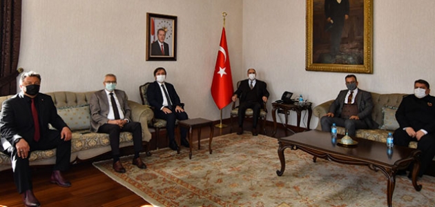 Konya Valisi Özkan, Aksaray Valisi ile heyetini misafir etti 