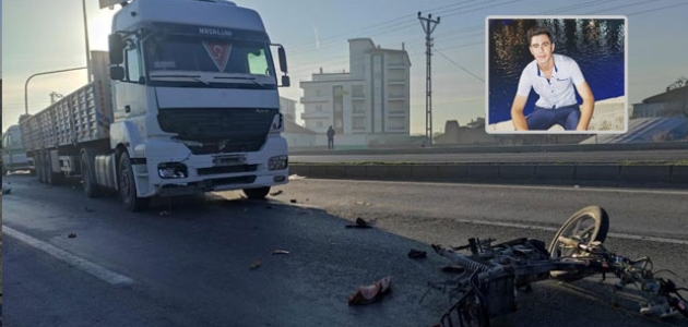  Konya'da tırın çarptığı elektrikli motosiklet sürücüsü öldü   