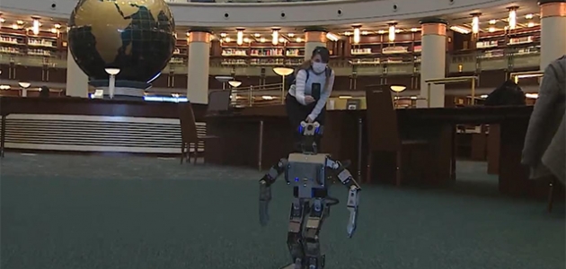 Millet Kütüphanesi’nin yapay zekalı robotu