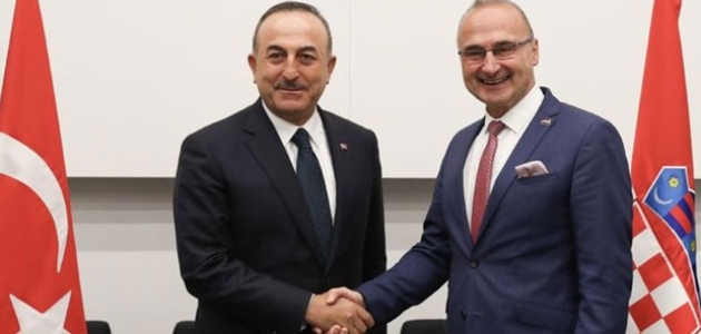 Dışişleri Bakanı Çavuşoğlu, Hırvat mevkidaşı Radman'la görüştü 