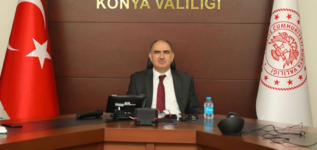 Vali Özkan, kaymakam ve oda başkanları ile online toplantı yaptı