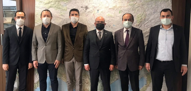 Jeoloji Mühendisleri Odası Konya Şubesinden KOP Başkanı Şahin’e ziyaret