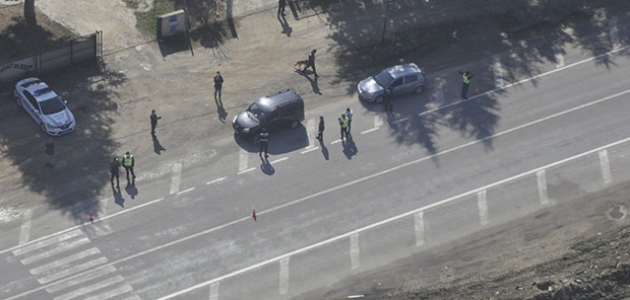 Jandarma havadan trafik denetimi yaptı