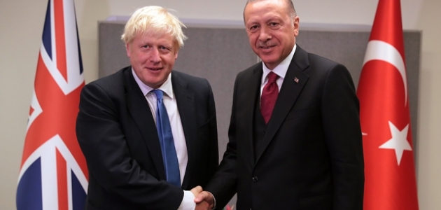 Cumhurbaşkanı Erdoğan İngiltere Başbakanı Johnson ile görüştü  