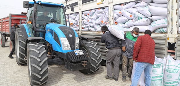 Konya’da  çiftçilere 200 ton sertifikalı yerli mercimek tohumu